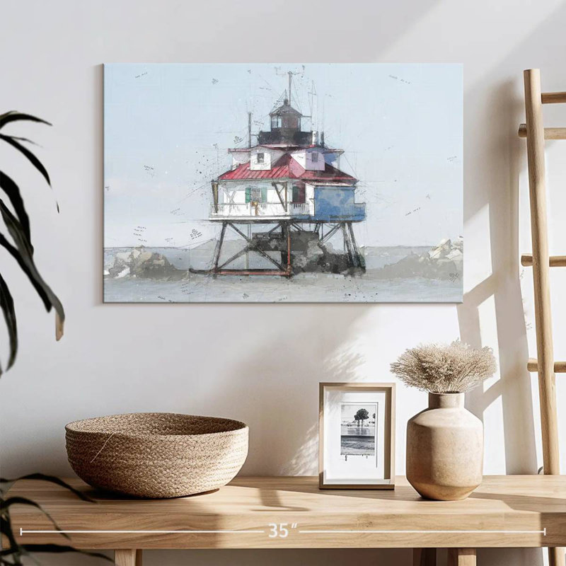 Phare de Lilo Thomas Point Shoal I, H 16 po x l 24 po