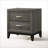 Valdemar Weathered Gray 2-Drawer Modern Nightstand