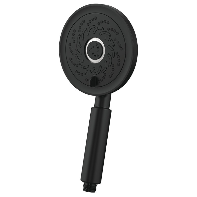 Matte Black Multi-Function Handheld Shower Head with Hose
