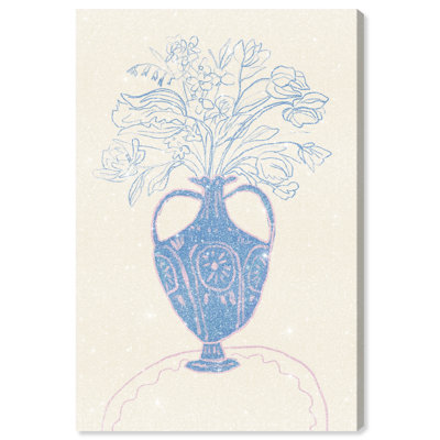 Blue Flower Studio Print by Oliver Gal