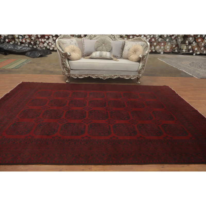 Tapis oriental géométrique 8 x 11