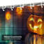Rideau de douche Happy Halloween-129040637