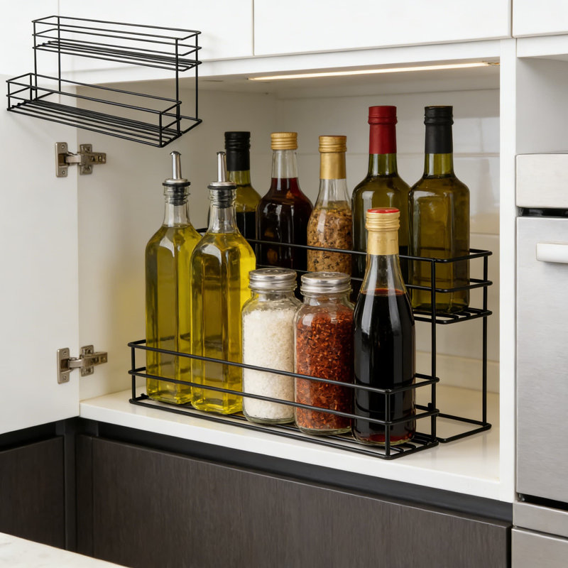 Organisateur de sirop de café à 2 niveaux et support de rangement - capacité de 10 bouteilles pour la cuisine, le bar et le présentoir de comptoir