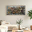 "Floral relief", reproduction d'art sur toile, ensemble de 1-129276800-129276804