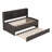 Wooden Captain Bed with Built-in Bookshelves-1151175469-1151175468