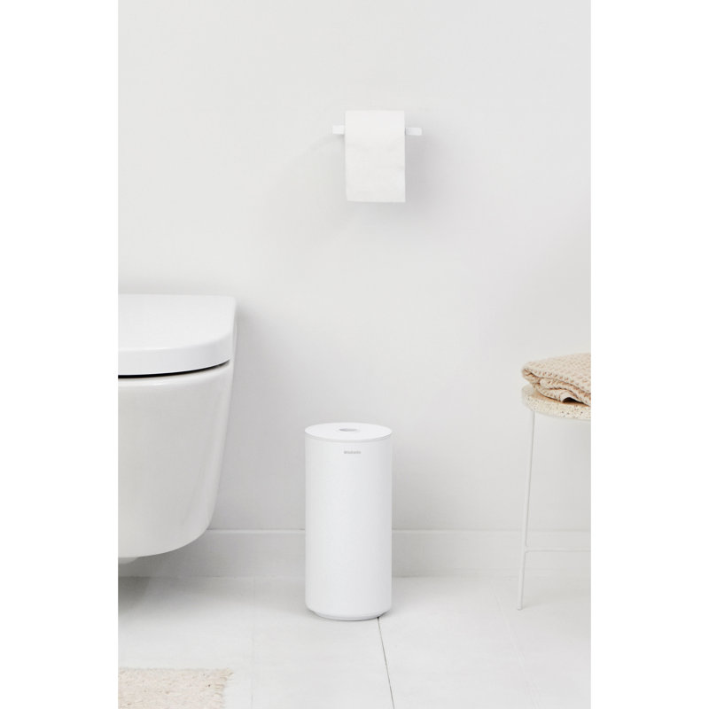 Brabantia Mindset Toilet Roll Dispenser, Mineral Fresh White