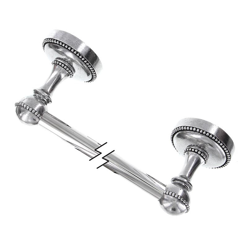Sanzio Towel Bar, Antique Silver, 2.43" H x 32.5" L x 3.75" D