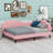 Upholstered Rabbit-Shape Daybed, Sofabed With Rabbit Ear Headboard-1943013545