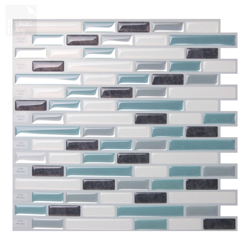 Carreau de mosaïque en PVC 10 po x 10 po