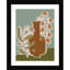 Expressive Abstract House Plant Terracotta Vase Framed On Paper by The Creative Bunch Studio Print-91291544-91291543