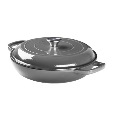 Living And Home 3.2L Cast Iron Round Dutch Oven