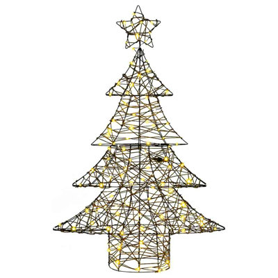 vidaXL Christmas Tree with 240 LEDs Acrylic
