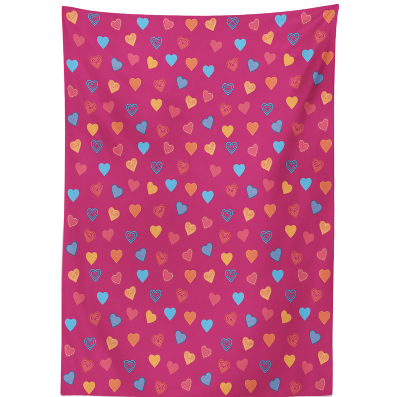 Geometric Valentine's Day Tablecloth