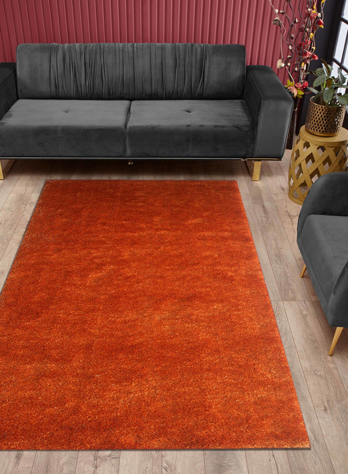 Ebern Designs Aragon PLUS 2X3 ORANGE RUG | Wayfair