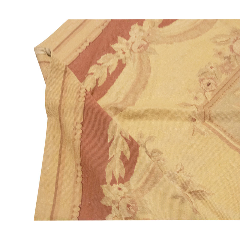 One-of-a-Kind High-Quality Hand-Knotted Beige/Brown Area Rug