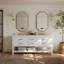 Ensemble de meuble-lavabo double l 72 po x P 22 po x H 34,5 po Carrie-1900944496