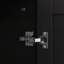 Armoire 59,84 "à quatre portes rétro