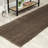 Auckland Handwoven Flatweave Jute/Sisal Brown Area Rug-1375255483