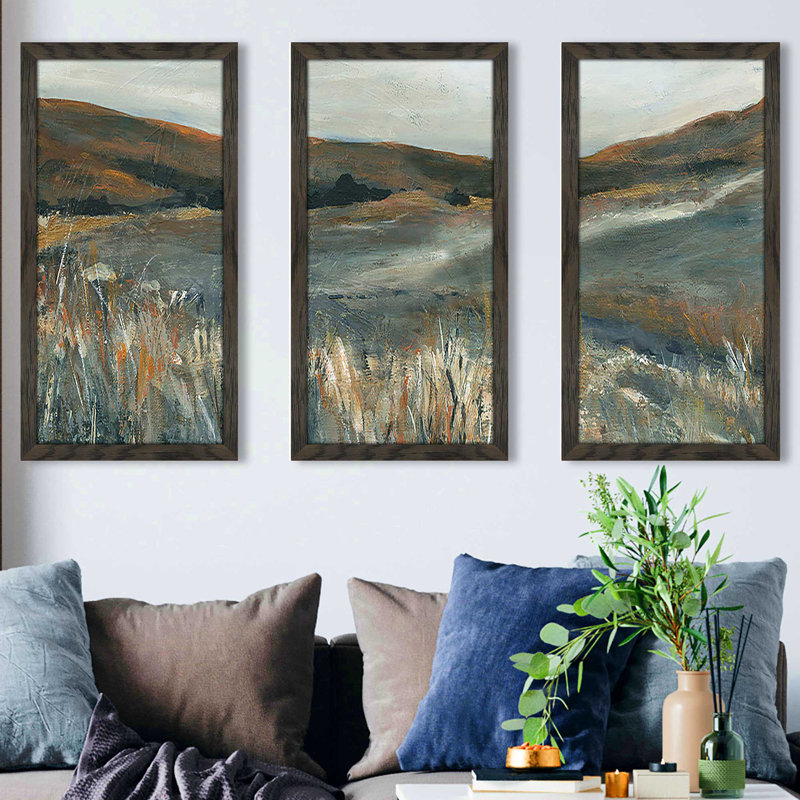 «Copper Sunset», reproduction sur acrylique 3 pièces, H 25,5 po x l 40,5 po x P 1 po