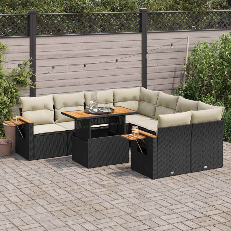 62cm Wide Patio Sofa with Cushions