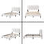 Structure de lit tête de lit Lambswool Petal-591856157