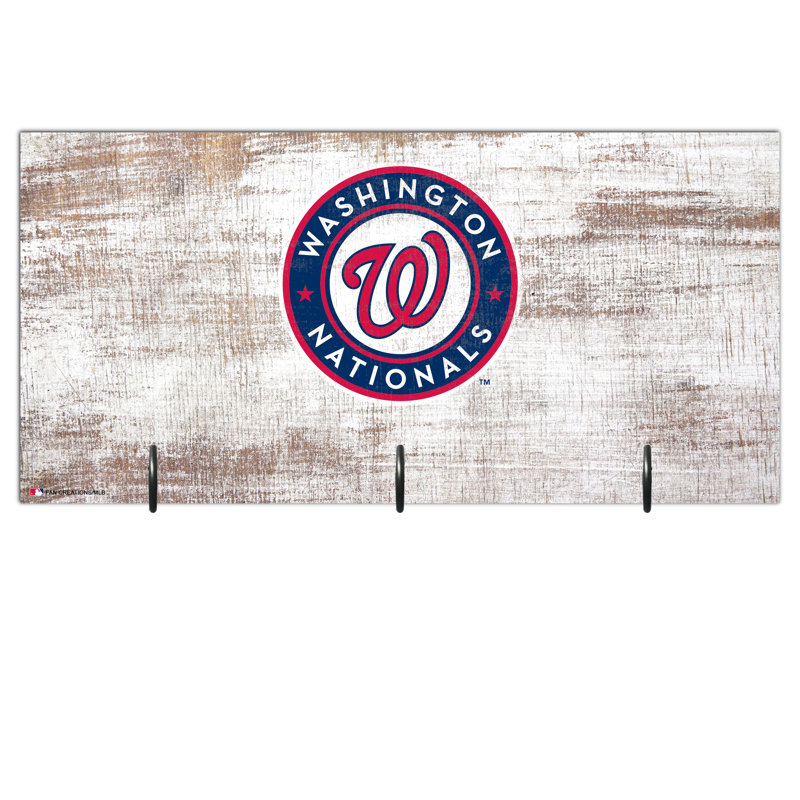 3 - Hook Wall Mounted Coat Rack, Nationals
