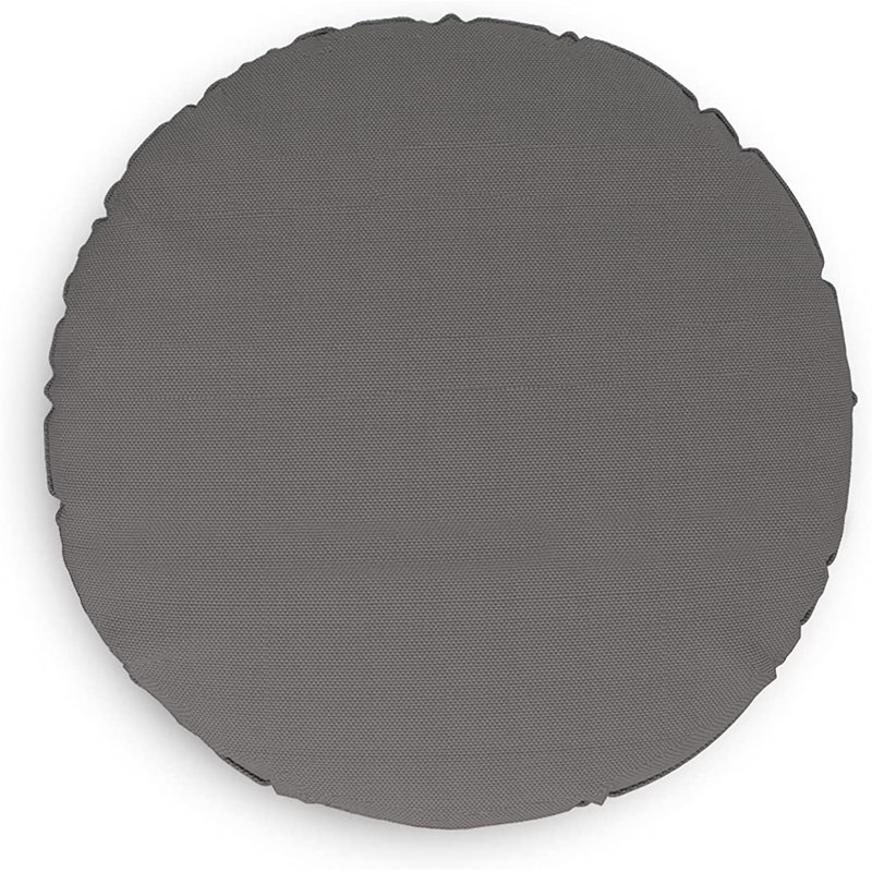 Slipcover, 76.2cm H x 76.2cm W x 12.7cm D, Dark Grey Polyester