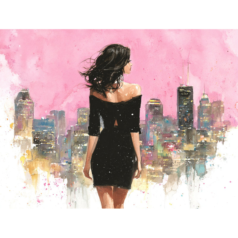 Art urbain sur toile tendue Urban Confidence, H 16 po x l 24 po