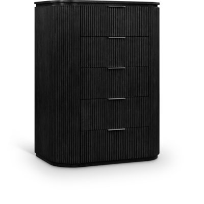 Commode en bois massif et placage Iyona