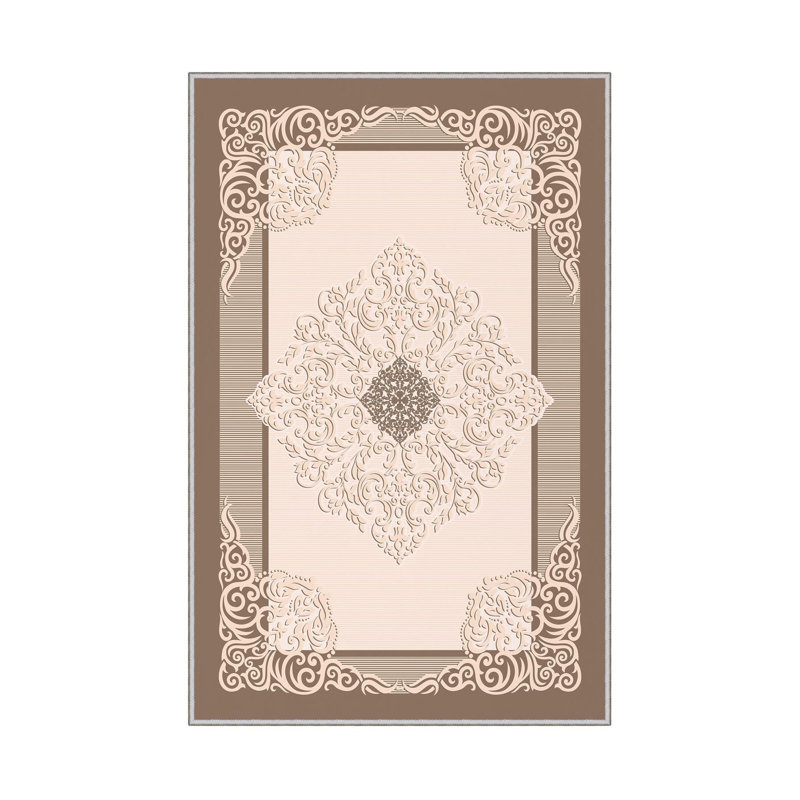 Premium Hall Carpet, 3D Digital Printed, 3.3 x 4.9 ft | 100% Polyester, 650 g/m² | Antibacterial, Non-Slip PVC Underside, Pile Height: 0.3 in | Machine Washable, Durable, Stylish Addition to Any Home Decor