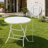 31.5" Round Folding Banquet Table, Portable Plastic Coffee Card Dining Table for Outdoor Party Event-71837382
