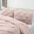 Double Brushed Pleated Duvet Cover Set-1115752240-1138794258