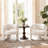 Velvet Upholstered Barrel Dining Armchair-2012395949