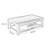Mid-century style design solid wood coffee table