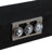 Decorative Box with Lid Featuring Moonstone-Jeweled Metal Clasp for Chic Interiors – Modern Keepsake Organizer Box for Storage and Stylish Home Décor – 18", Black