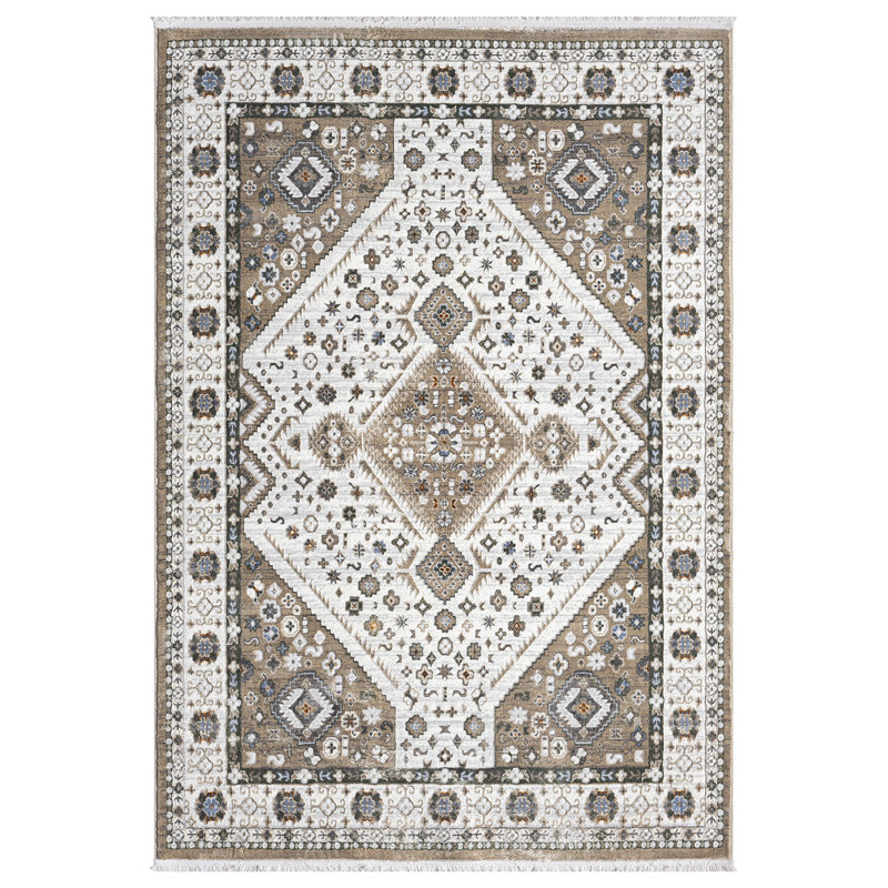 Tapis crème United Weavers Carllene Joy, Rectangle 1 pi 10 po x 3 pi