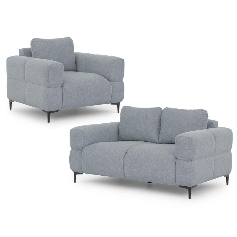 Cardea 2 - Piece Living Room Set, Grey