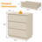Large Wood Nighstand With 3 Drawers-1903532698