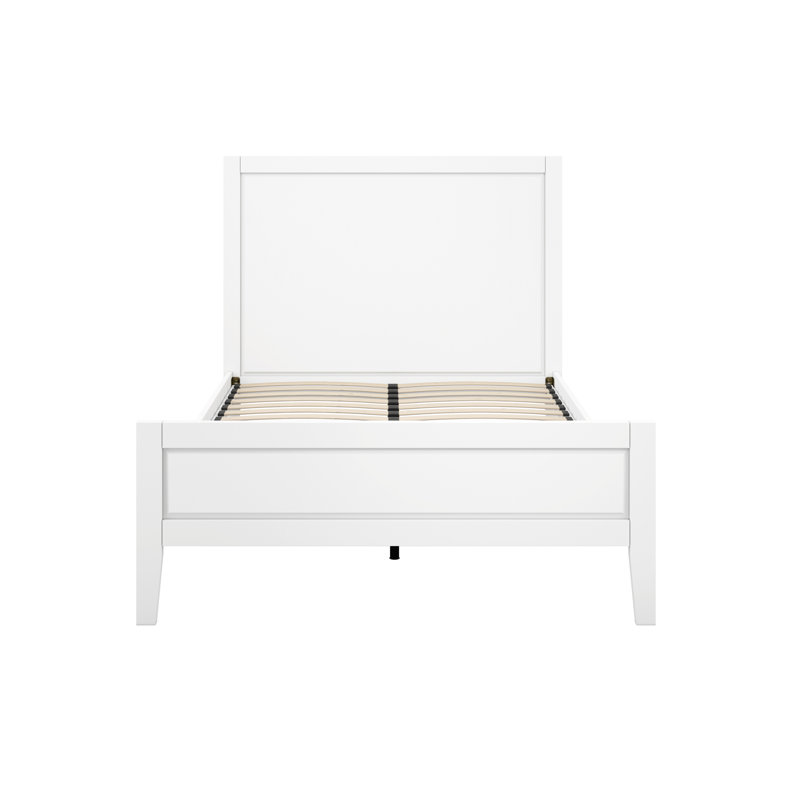 BAY WOODEN BED, Double (4'6), White