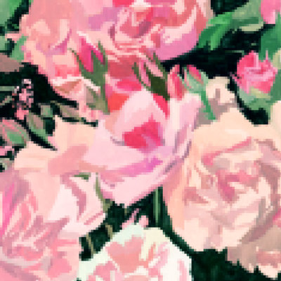 About Roses I by Melissa Wang - Wrapped Canvas Print