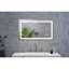 Large Dimmable Fog Led Bathroom Mirror 36"x28" - 3 Colours, Memory, Wall Mounted For Makeup Application Dimmable, Vanity Beauty