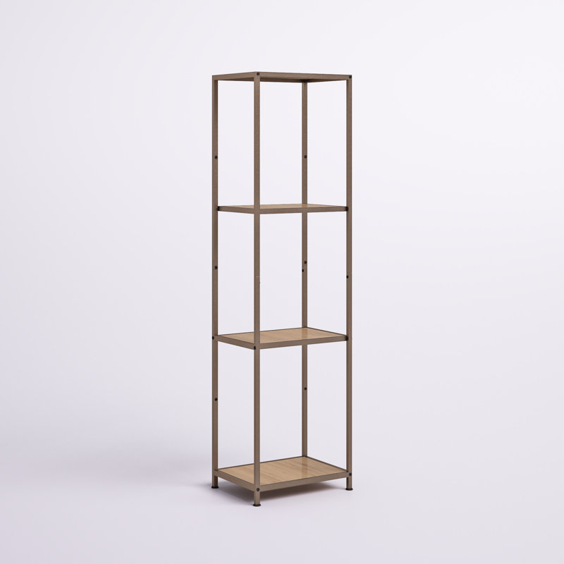 Étagère à 4 niveaux H 72 po x l 20 po x P 15 po