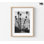 Palmiers, reproduction de photo, encadré photo noir et blanc, décoration murale arbre, art mural arbre tropical, art mural encadré, art mural surdimensionné