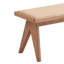 Banc avec siège en rotin Alinna