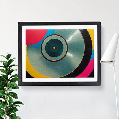 Magical Vinyl Record Abstract - Framed Print