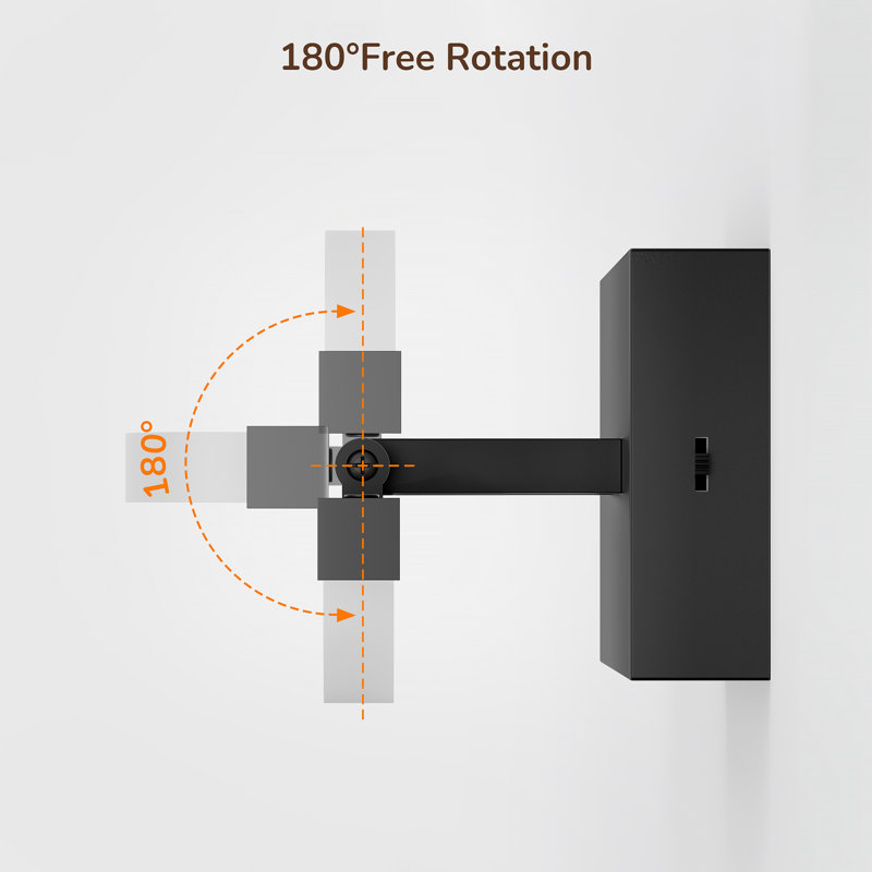  Dimmable LED Bath Bar Vanity Light Adjustable 3 Color Temperature,180° Free Rotation, 31" W 