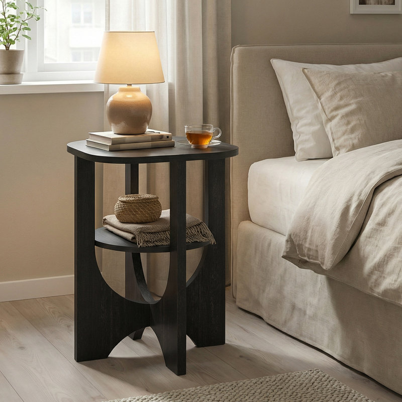 Table de bout, Noir