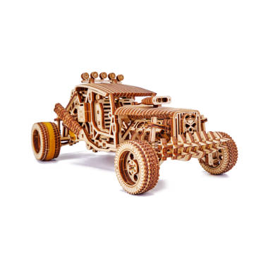 Wood Trick Pickup Truck SUV Car Wooden 3D Puzzles for Adults and Kids to  Build - Rides up to 32 feet - Engineering DIY Mechanical Wood Model Kits