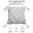 Cotton Reversible Throw Pillow