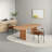 Morden Oval Solid Wood Dining Table-212456340